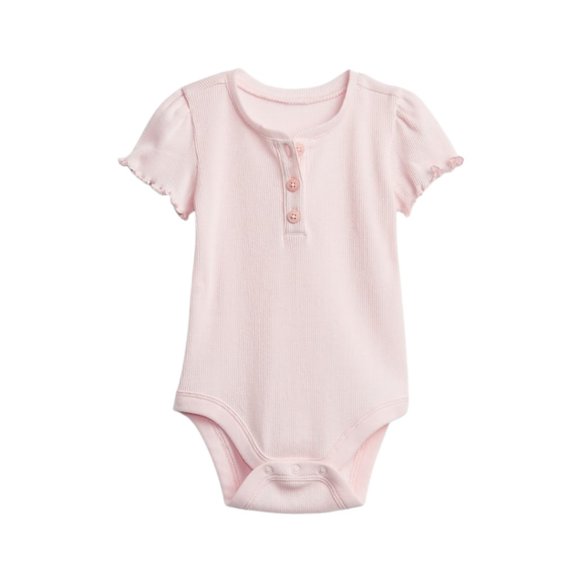 GAP Other - GAP Baby Henley Bodysuit in Light Pink Size 3-6 months